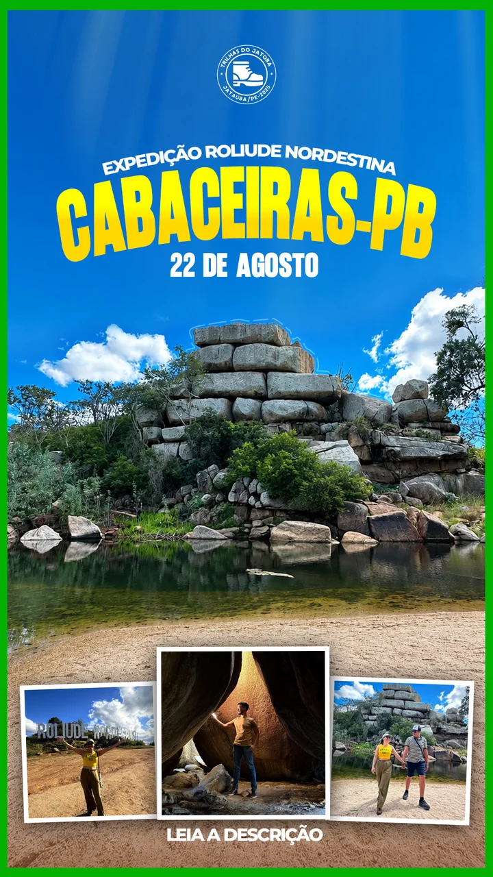Story das Trilhas do Jatobá: expedição Roliúde Nordestina em Cabaceiras, Paraíba, dia 22 de agosto